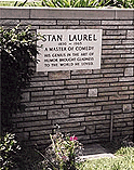 [Photo of Stan Laurel's Grave]