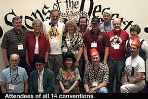 Attendees of all 14 conventions